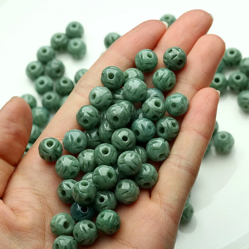 10X10X10mm Natural Jade Beads Jadeite Bead WBD68