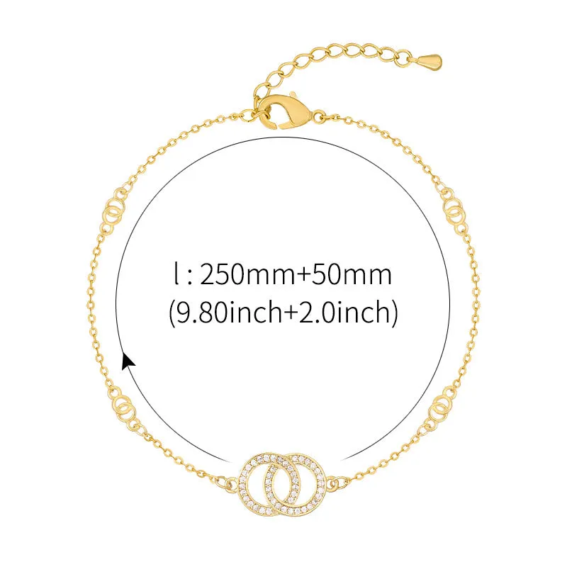 12Korean Style Simple Ladies Anklet Fashion Jewelry