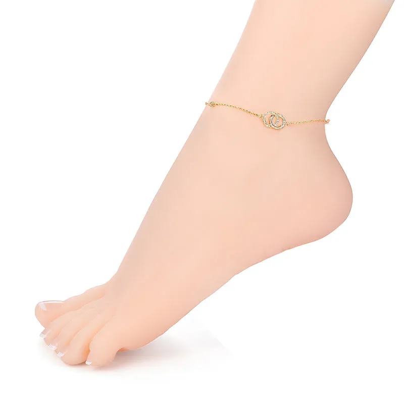 12Korean Style Simple Ladies Anklet Fashion Jewelry