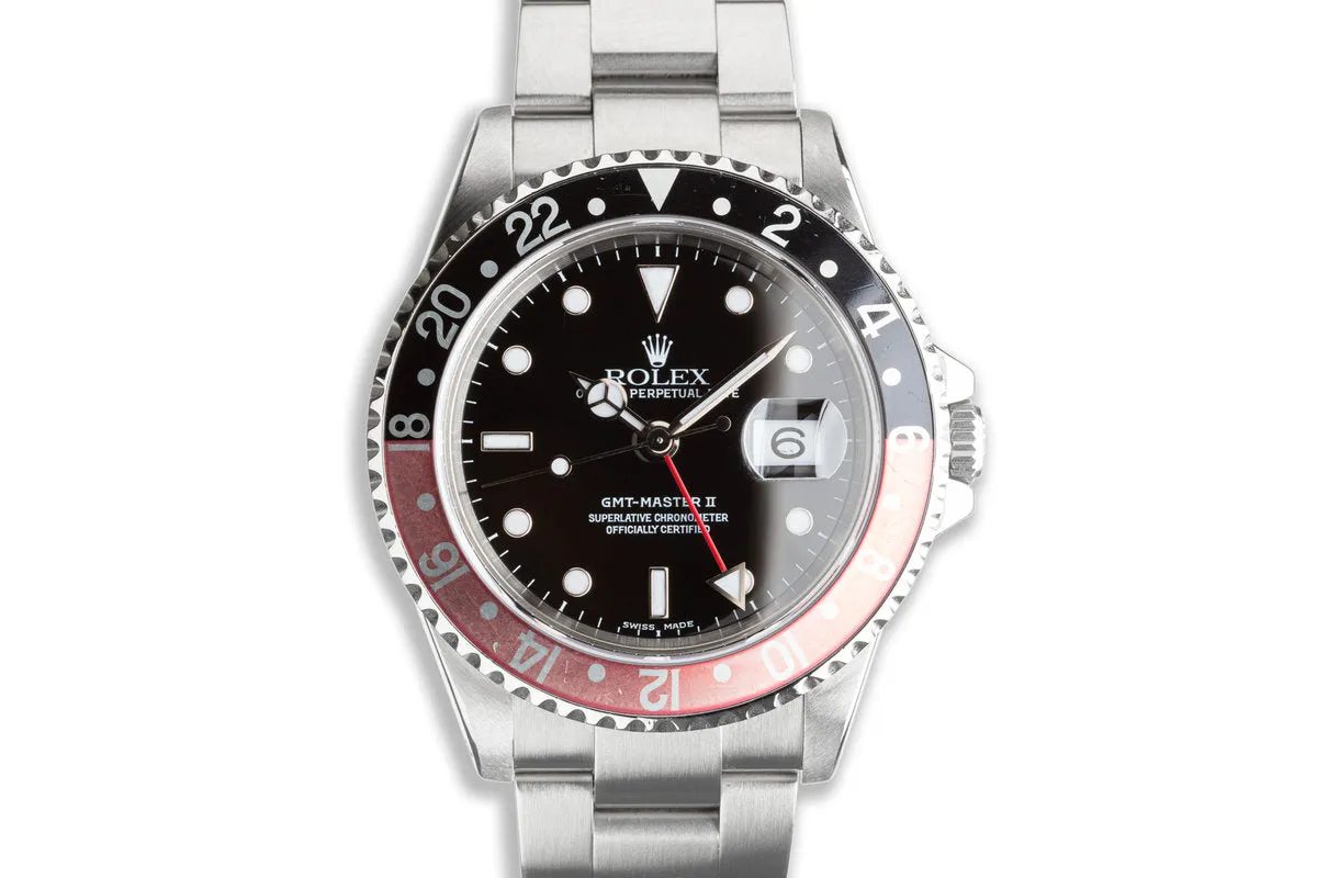 1999 Rolex GMT-Master II 16710 "Coke" Bezel Box & Booklet