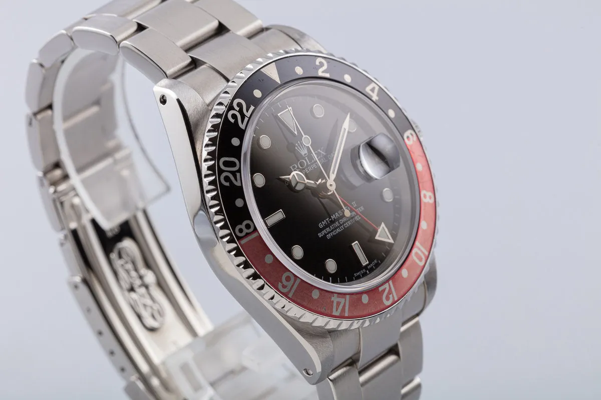 1999 Rolex GMT-Master II 16710 "Coke" Bezel Box & Booklet