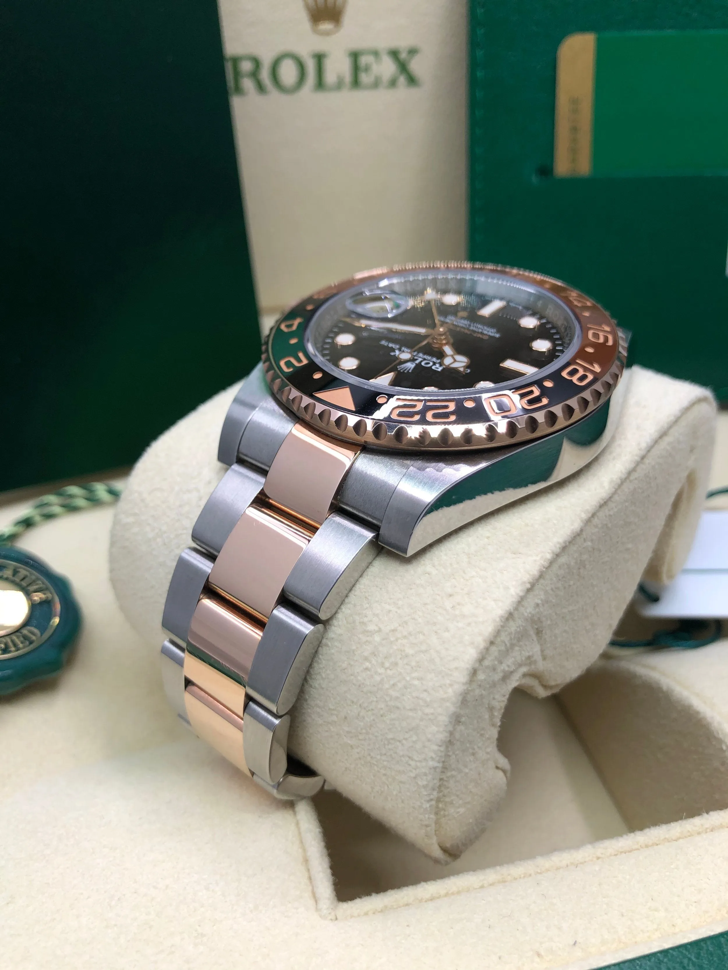 2018 Rolex GMT-Master II Rootbeer 126711CHNR