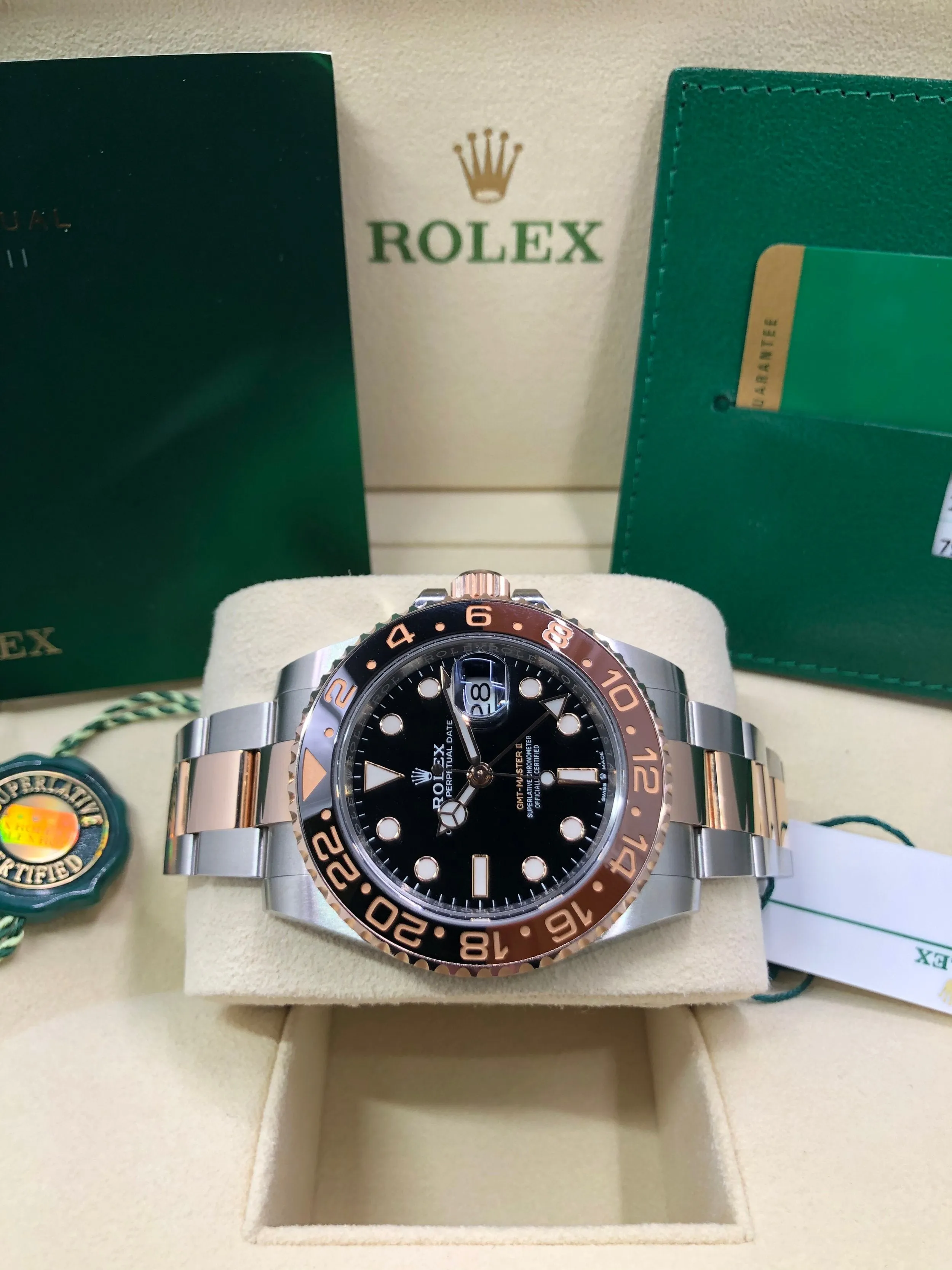 2018 Rolex GMT-Master II Rootbeer 126711CHNR