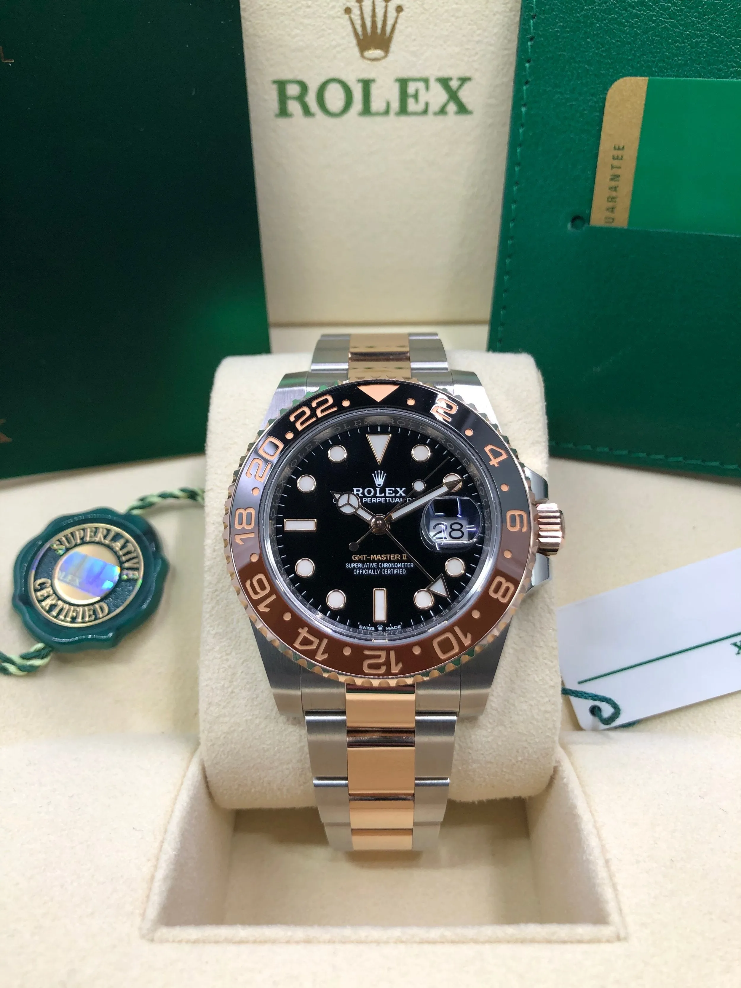 2018 Rolex GMT-Master II Rootbeer 126711CHNR