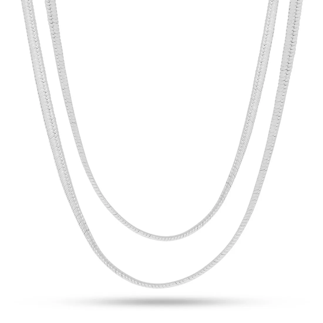 5mm Thick Herringbone Chain Choker Set