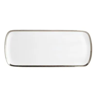 Athena Platinum Cake Platter Rectangular-15In