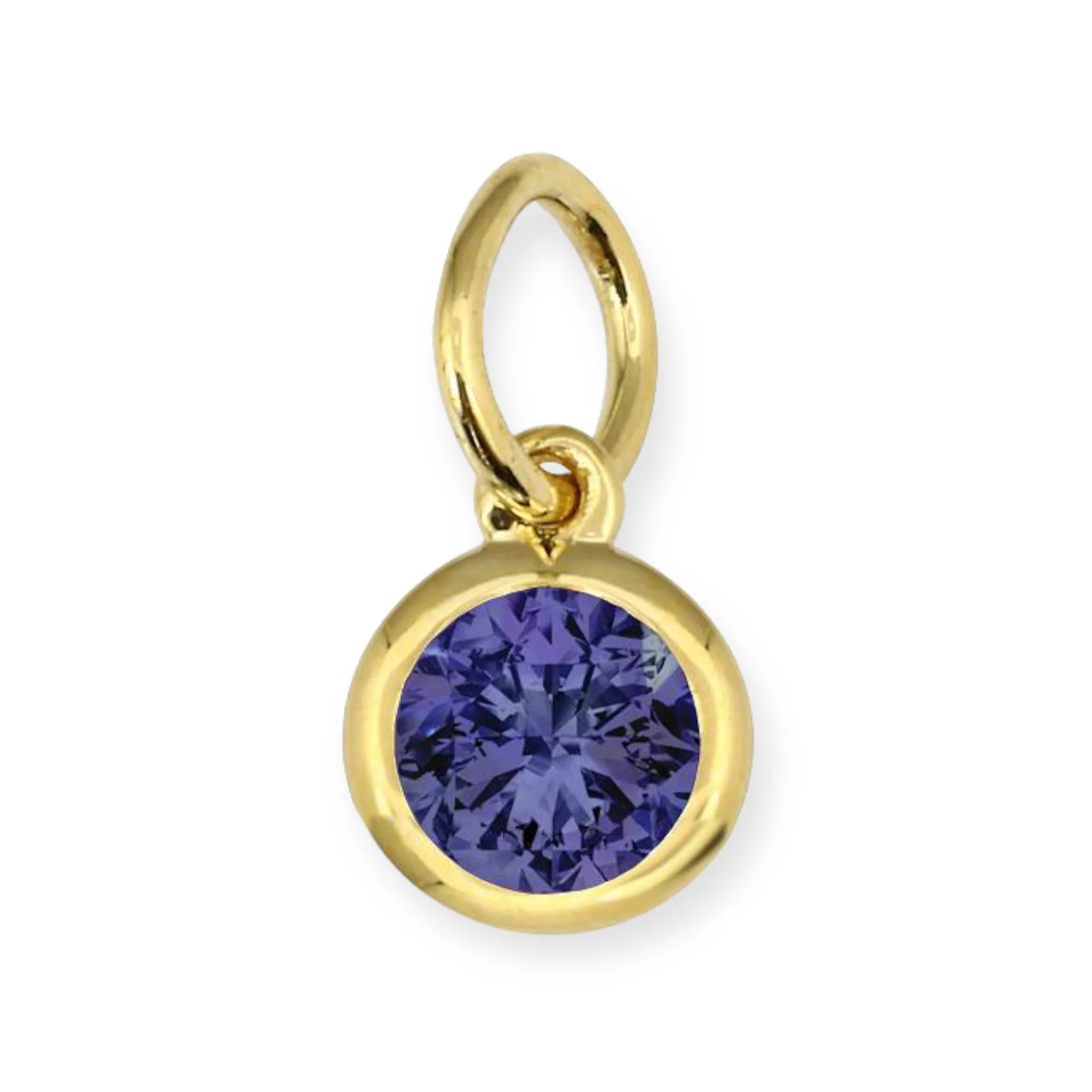 Birthstone Charms - Bezel Setting