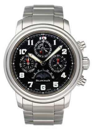 Blancpain Leman Fly-Back 2585F Chronograph Perpetual Calendar Mens Watch