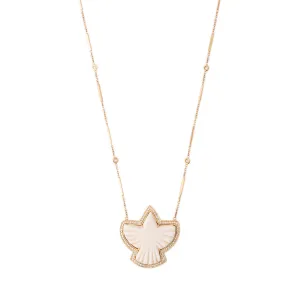 BONE PAVE THUNDERBIRD NECKLACE