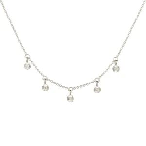 Borealis Diamond Station Necklace