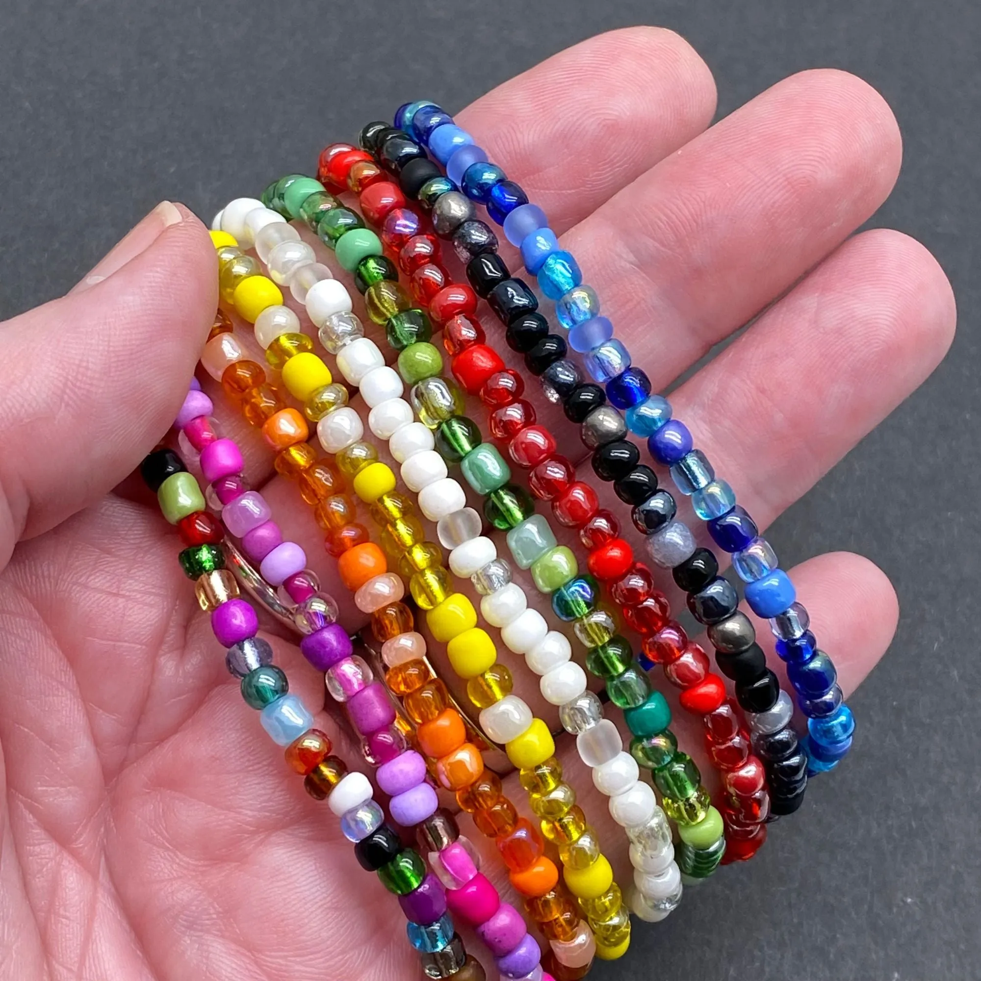 Buddha Charm Seed Bead Anklet - Colour Choice