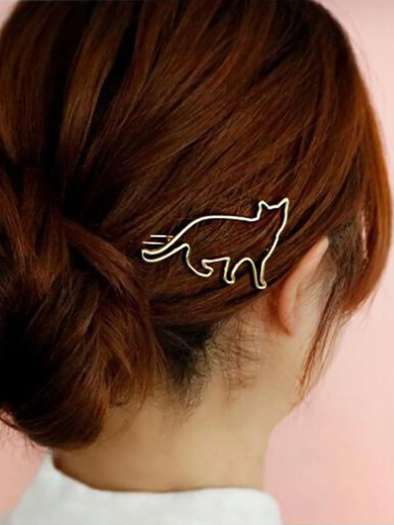 Cat Design Hair Clip Funny Hair Pin for Women Barrette Styling Hair Accessories