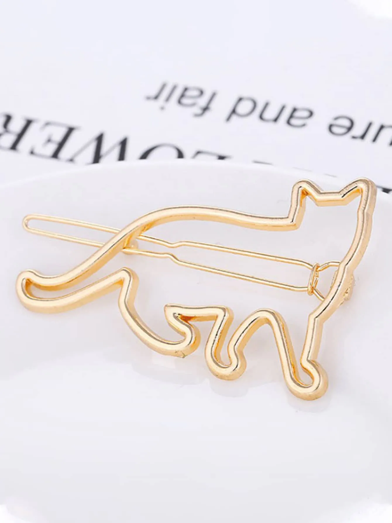 Cat Design Hair Clip Funny Hair Pin for Women Barrette Styling Hair Accessories