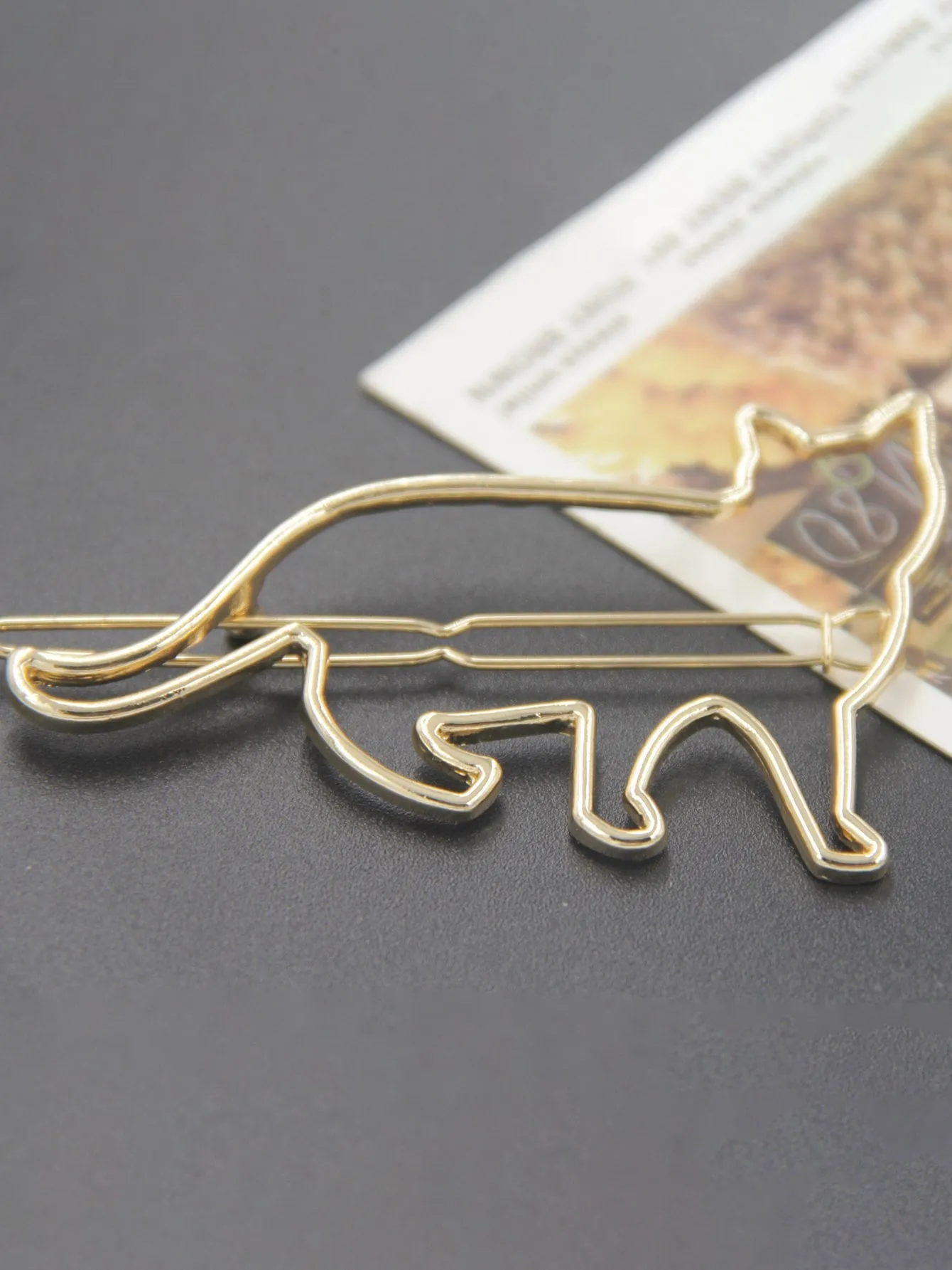 Cat Design Hair Clip Funny Hair Pin for Women Barrette Styling Hair Accessories