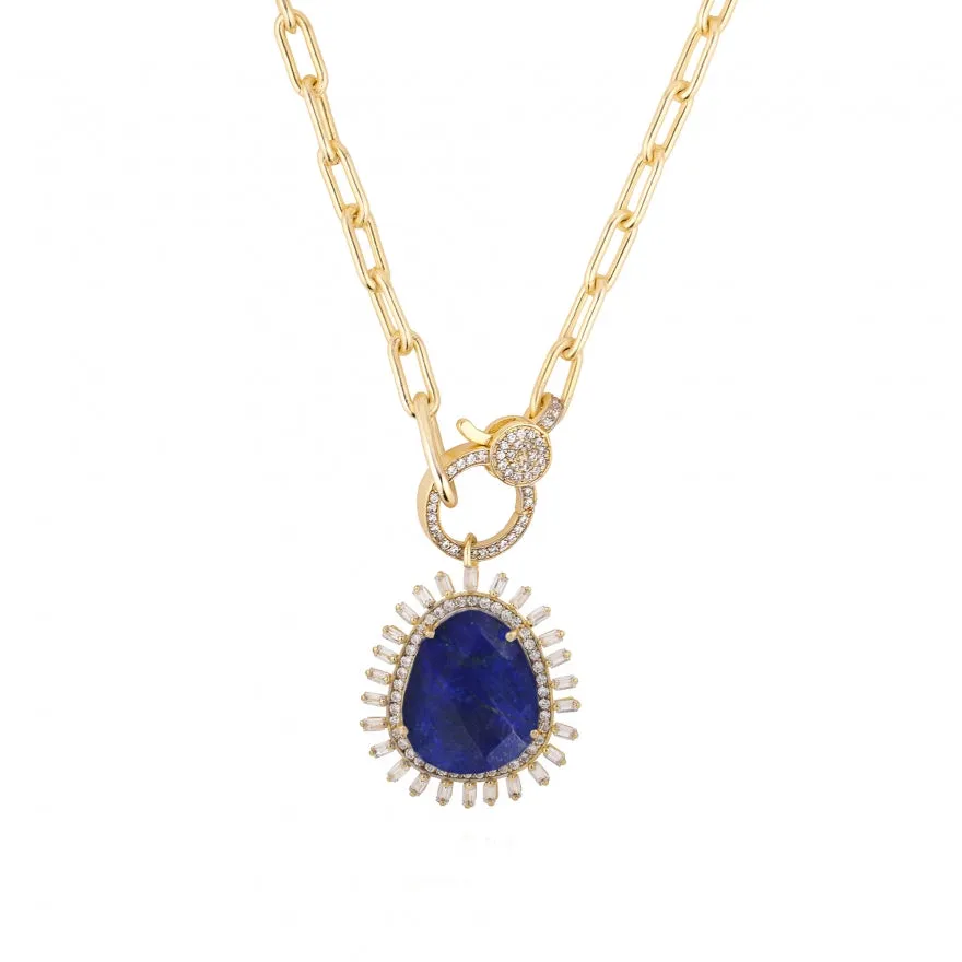 Cerulean Sunray Necklace