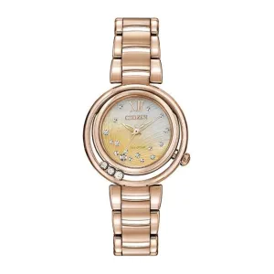 Citizen Ladies Sunrise L Rose Gold Eco-Drive Watch EM0323-51N