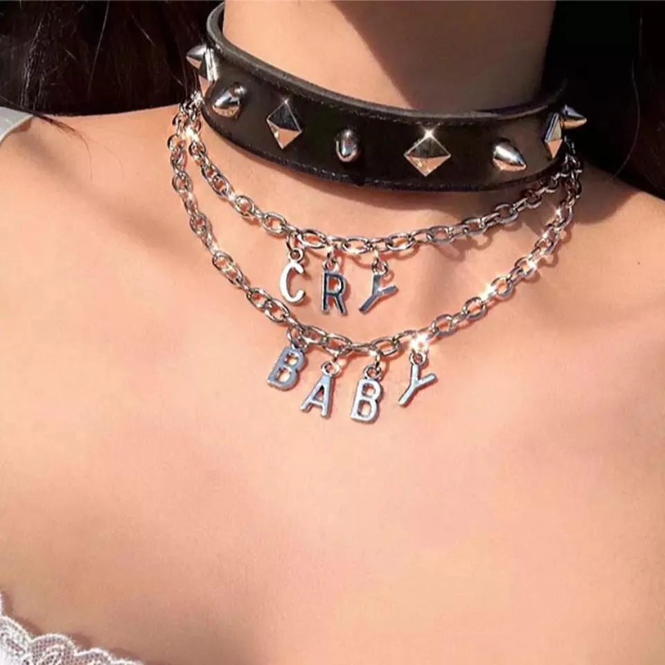 Cry Baby Necklace 😢💗