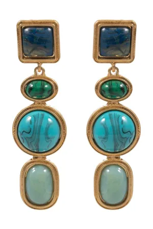 Dangling Earrings - Blue