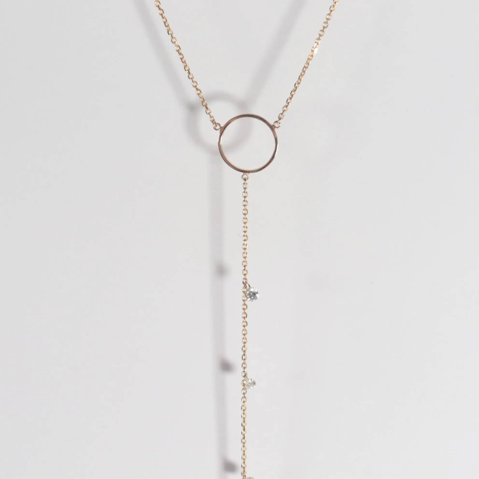 Dashing Diamonds Lariat Necklace