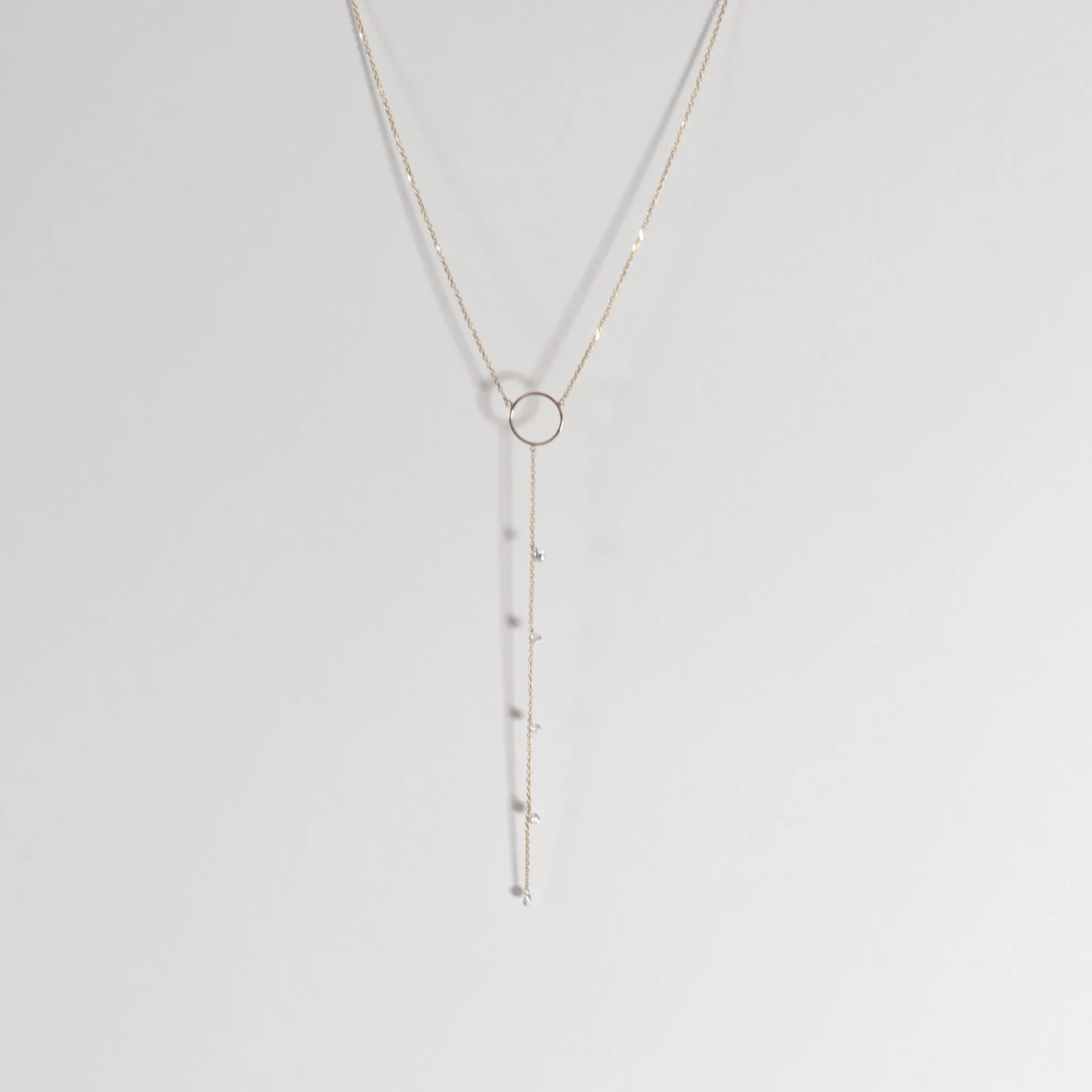 Dashing Diamonds Lariat Necklace