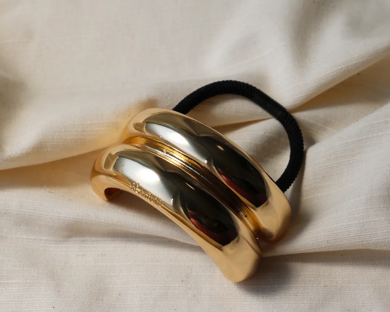 Double Gold Metal Ring Pony