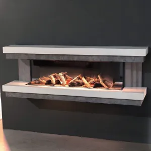 Evonic Gilmour 10 White Wall Mounted Fire Suite