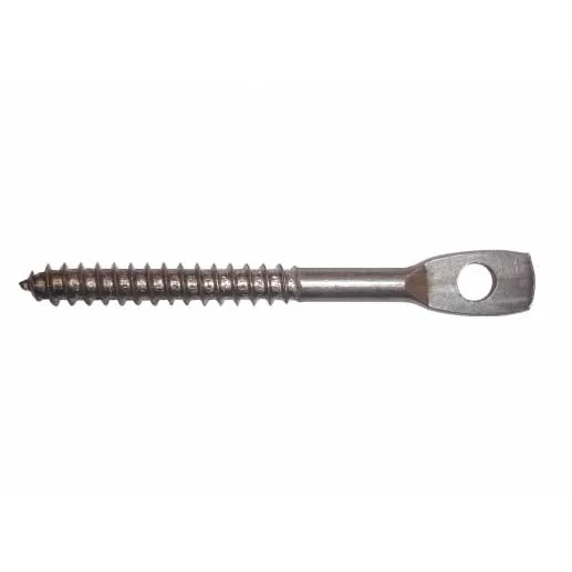 Eye Lag Wood Screw with 1/4", 100 pack