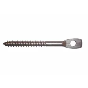 Eye Lag Wood Screw with 1/4", 100 pack