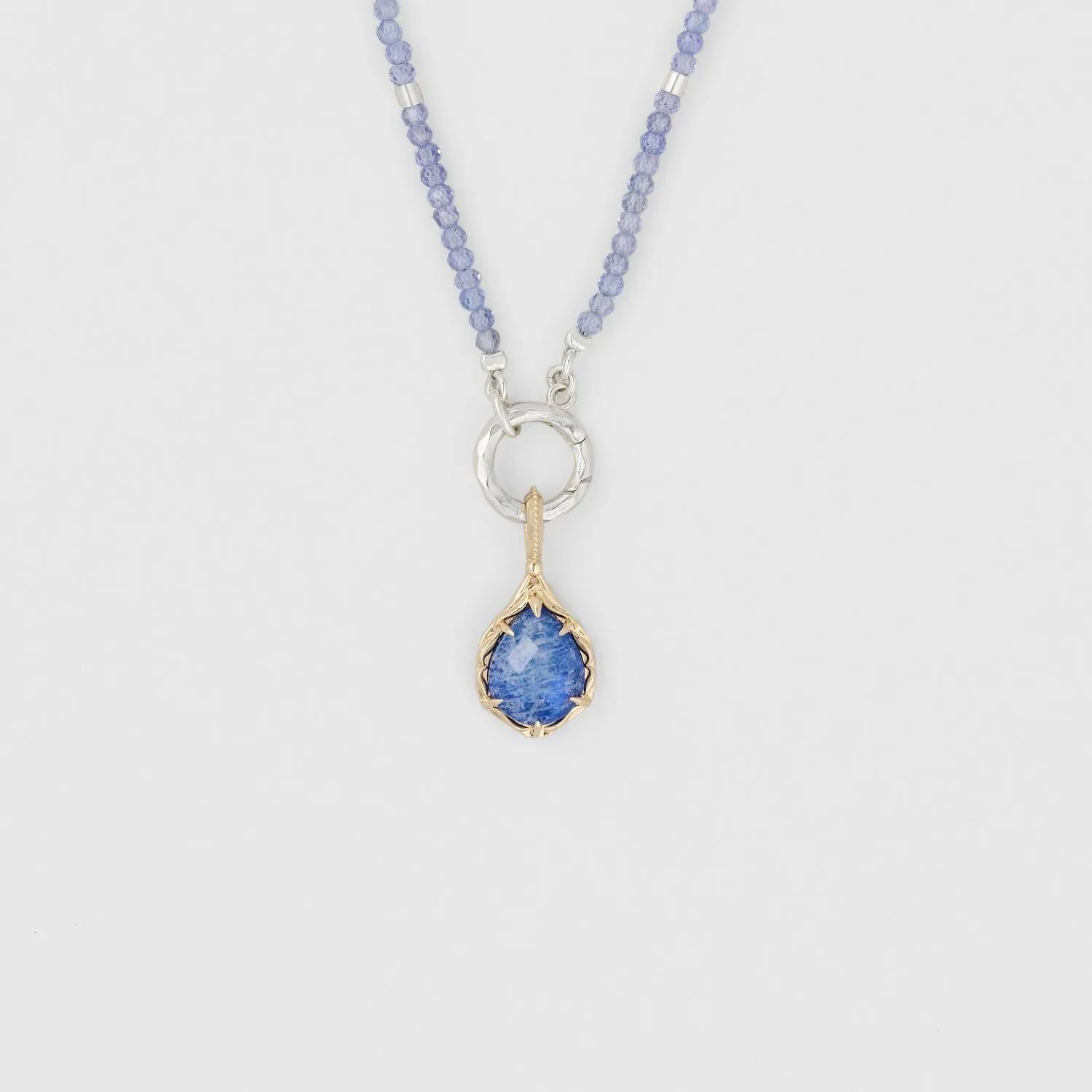 French Retro Lapis Lazuli Pendant Necklace