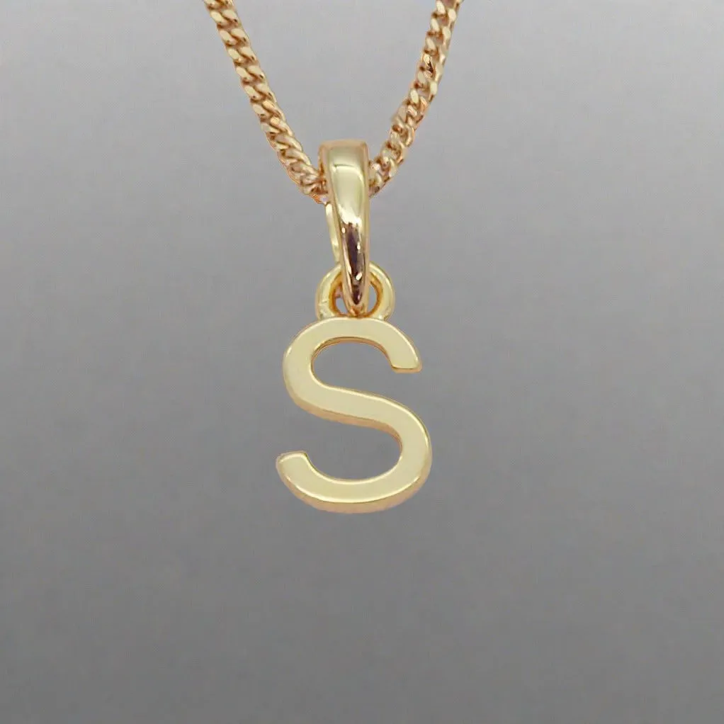 Gold Initial and August Peridot Birthstone Necklace