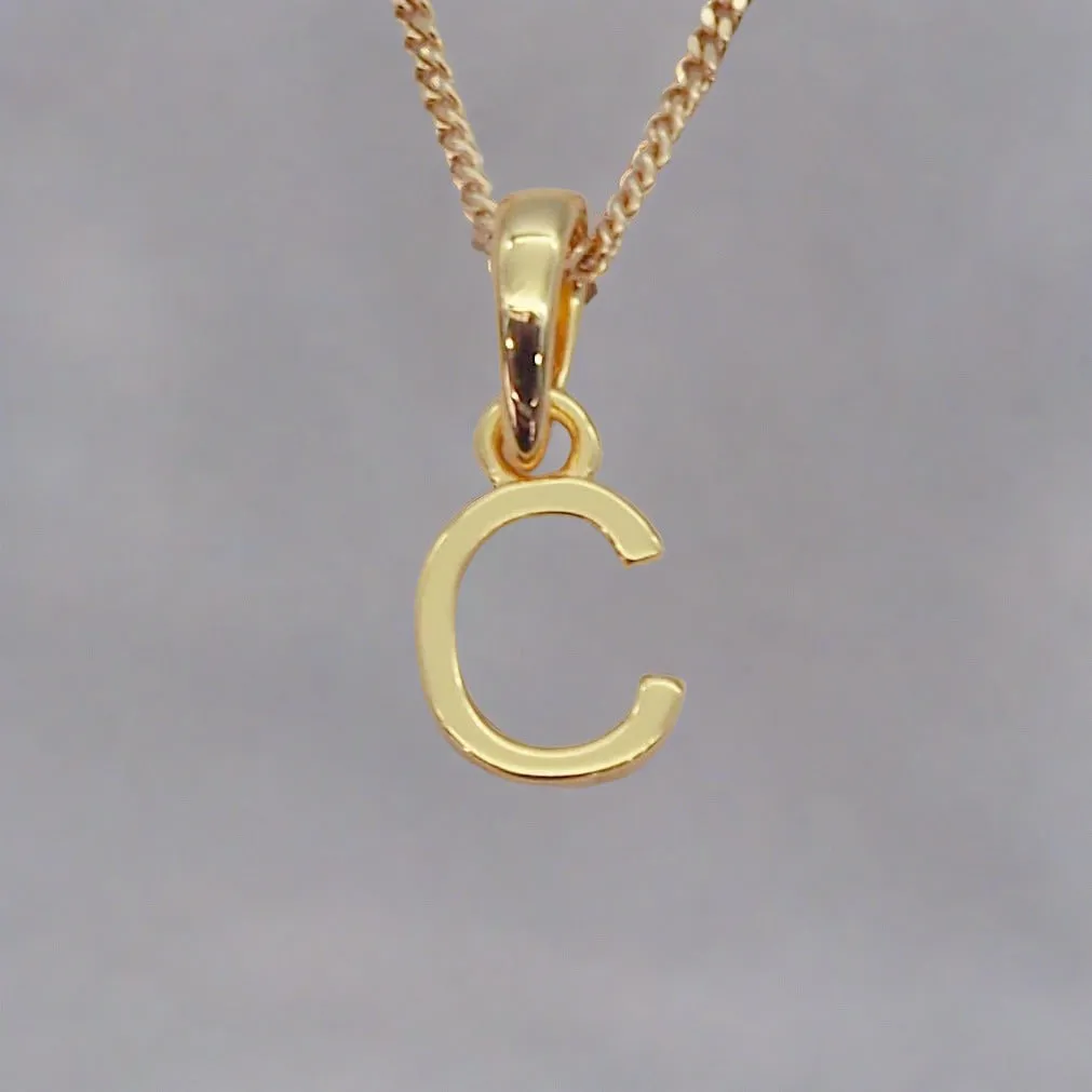 Gold Initial and August Peridot Birthstone Necklace