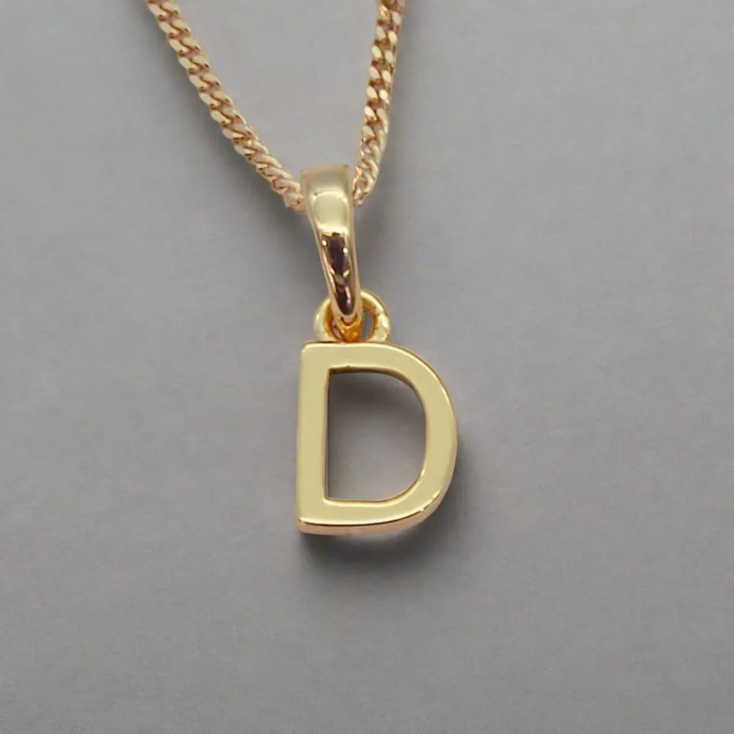 Gold Initial and August Peridot Birthstone Necklace