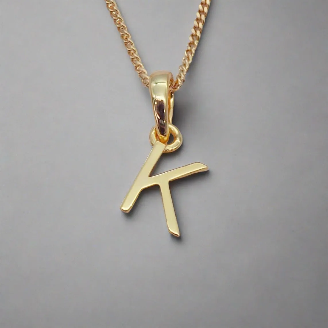 Gold Initial and August Peridot Birthstone Necklace