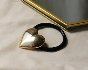 Gold Metal Heart Pony