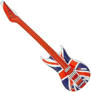 Inflatable Union Jack Guitar 100cm Blow Up Rock Star Guitar