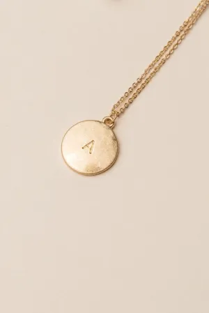 Initial Pendant Necklace