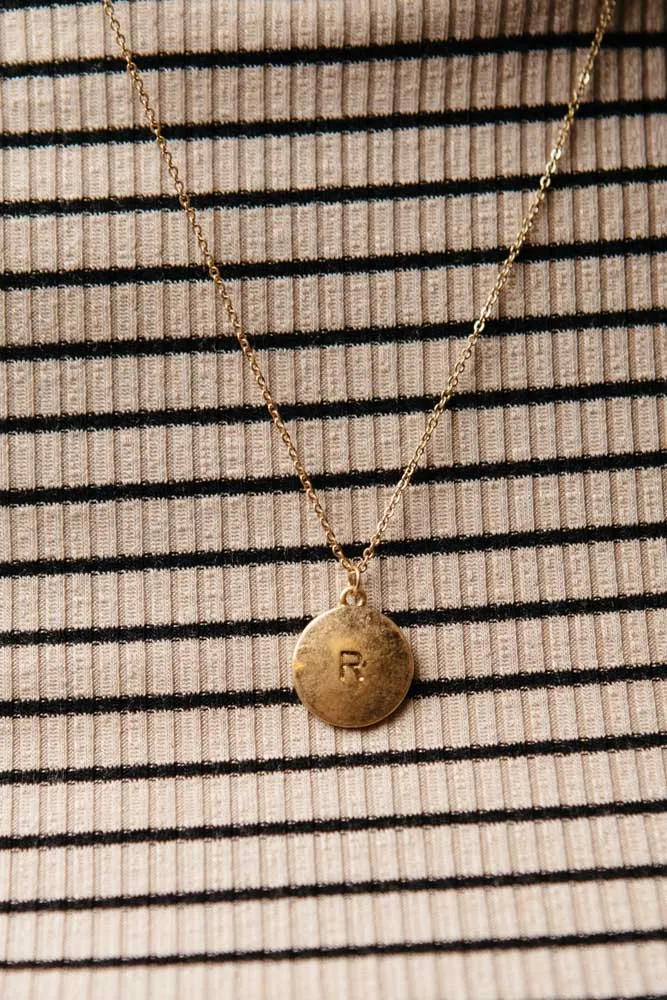 Initial Pendant Necklace