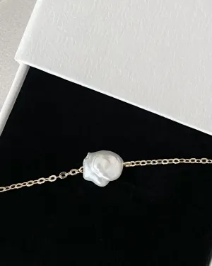 Irregular Single Pearl Bracelet