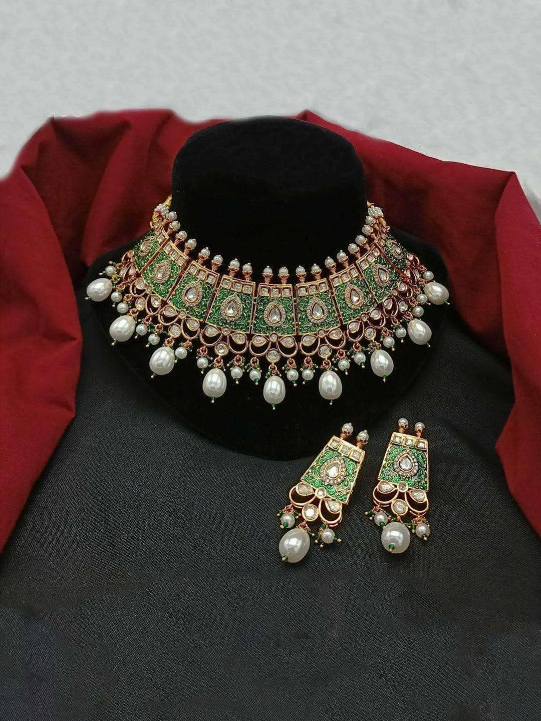 Kundan Polki Choker Set