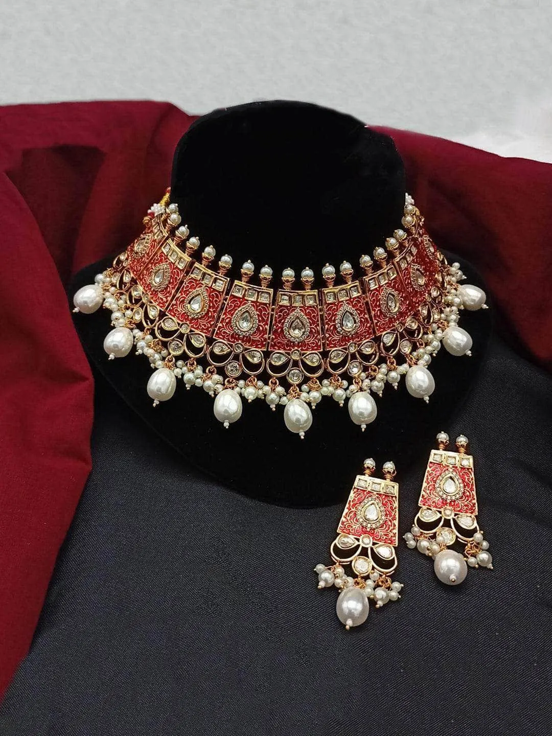 Kundan Polki Choker Set