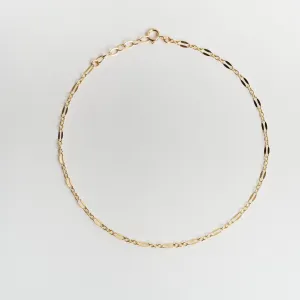 Luna Sequin Gold Chain Choker Necklace