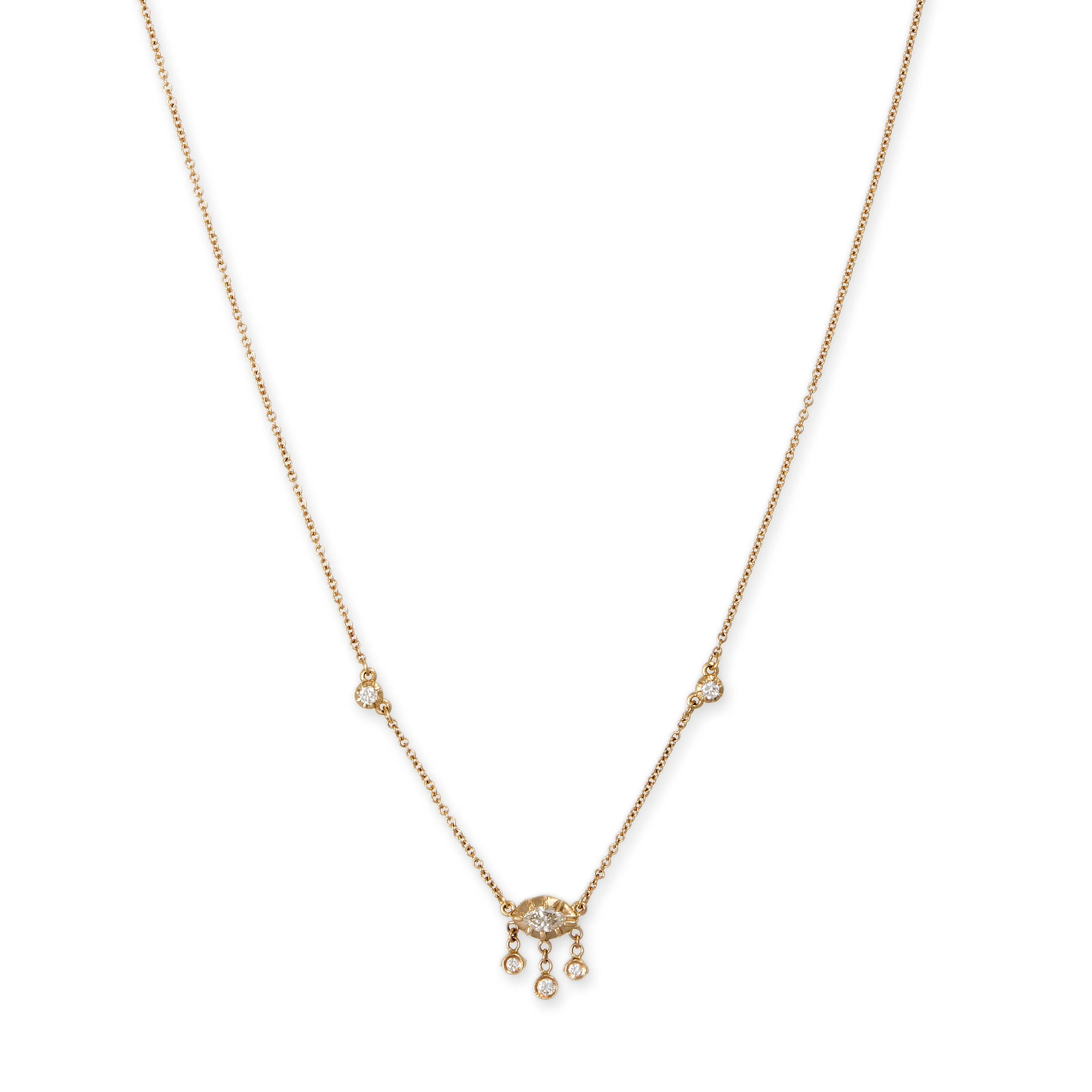 MARQUISE SOPHIA DIAMOND SHAKER NECKLACE