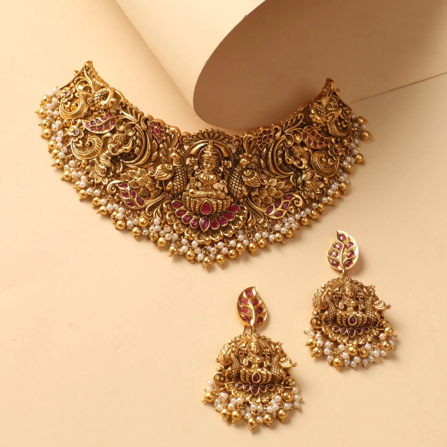 Maruka Antique Nakshi Choker Set