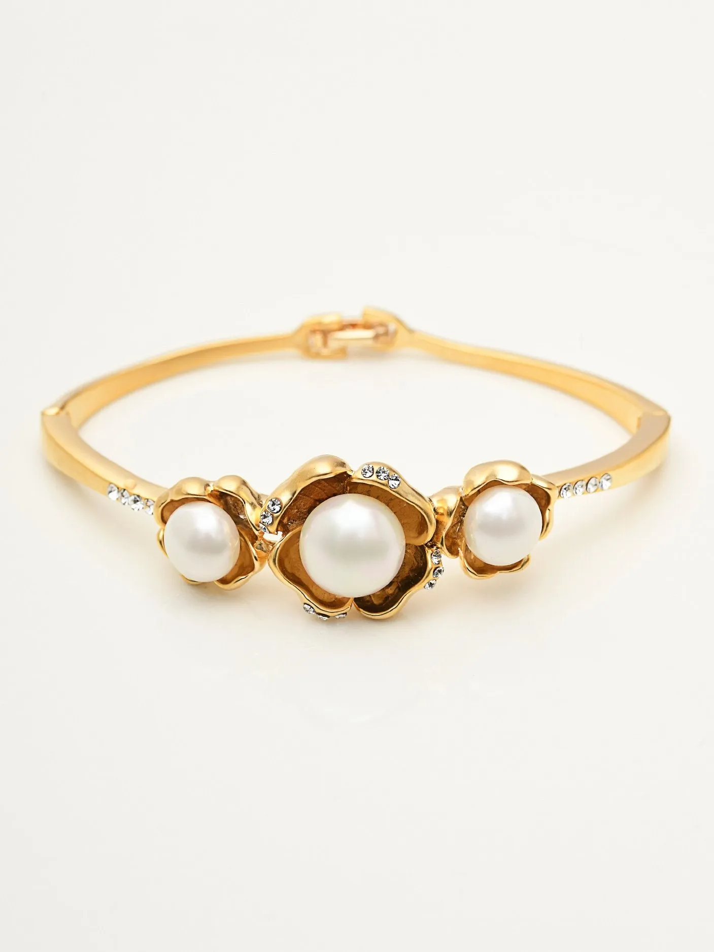 Metallic Pearl Bracelet