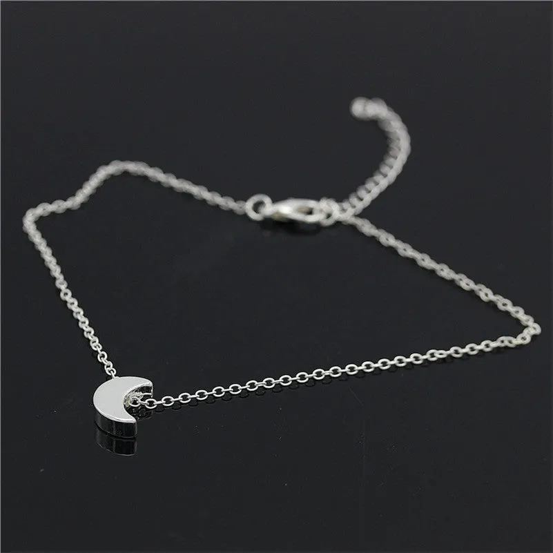 Moon Anklet Anklet Charm Beach Anklet Minimalist Fashion Anklet