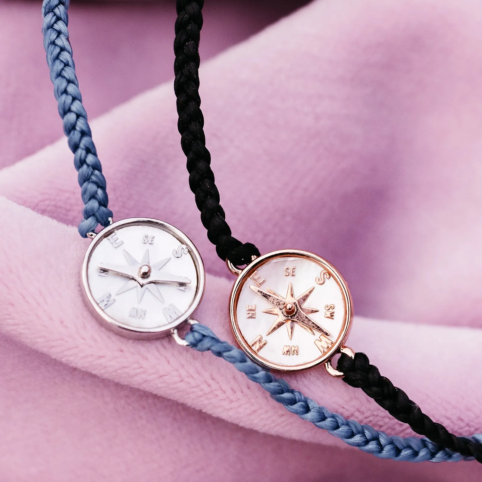 Mother of Pearl Compass Bracelet