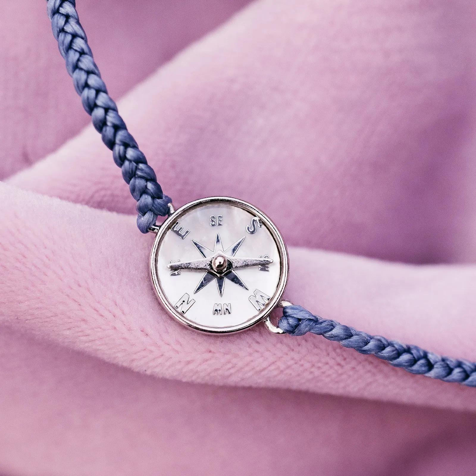 Mother of Pearl Compass Bracelet