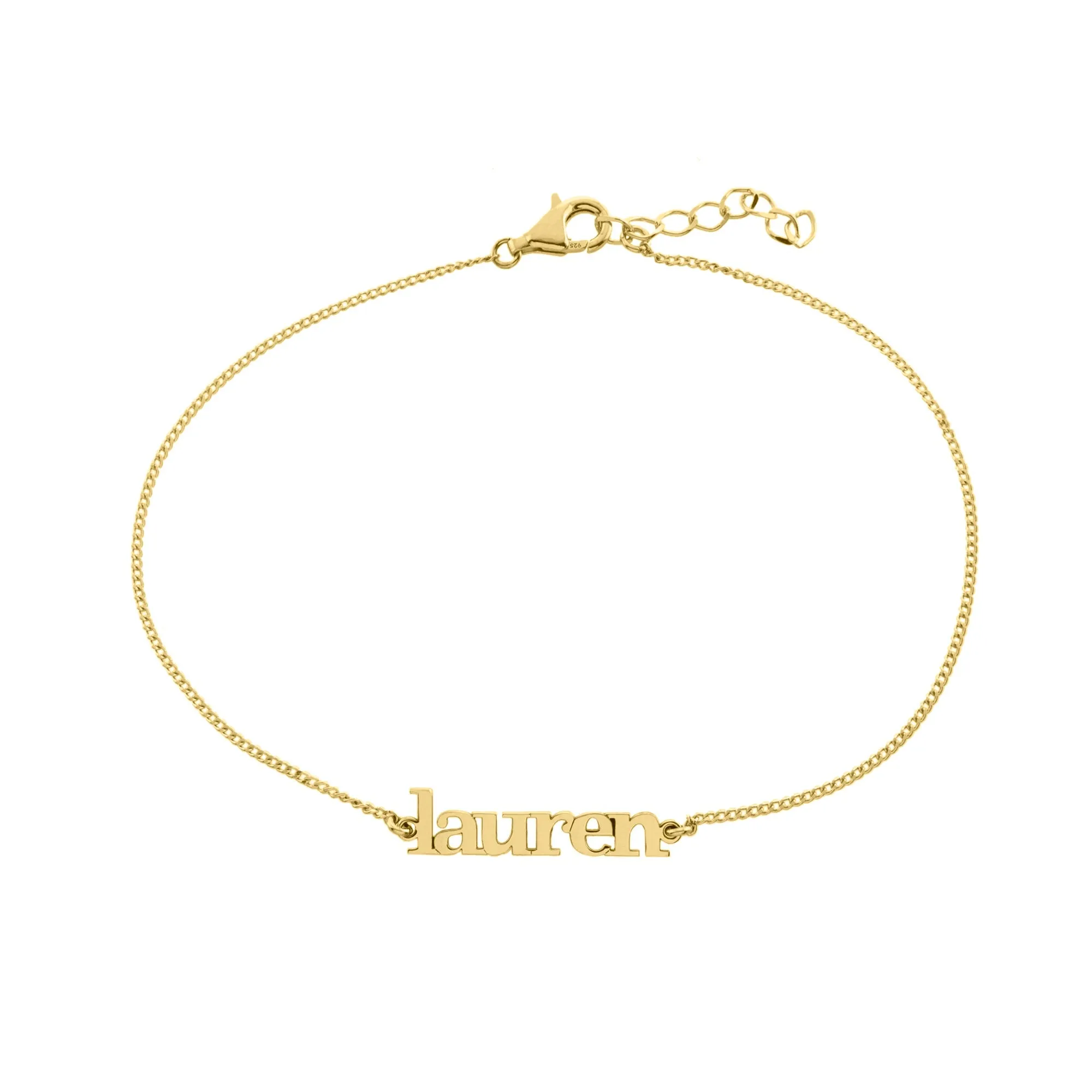 Name Anklet