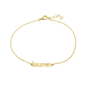 Name Anklet