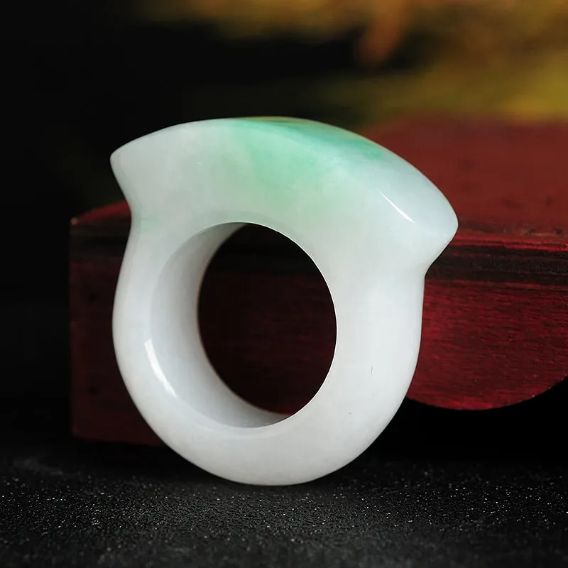 Natural Jade Ring Jadeite Ring RG81